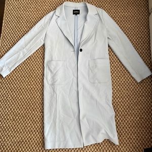 Light blue pea coat